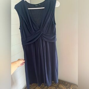 Blue sleeveless dress from Khols.